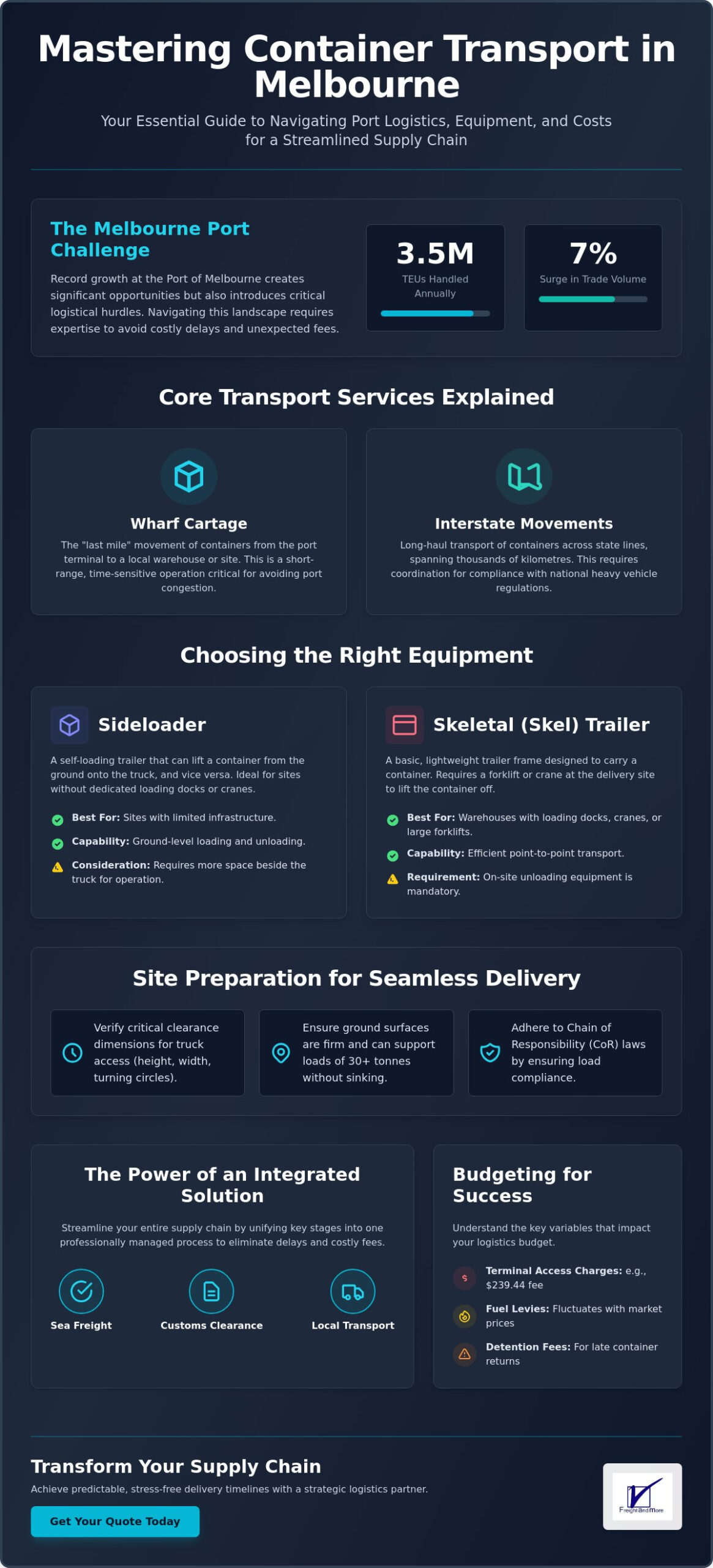 Comprehensive Container Transport Services for Australian Businesses in 2026