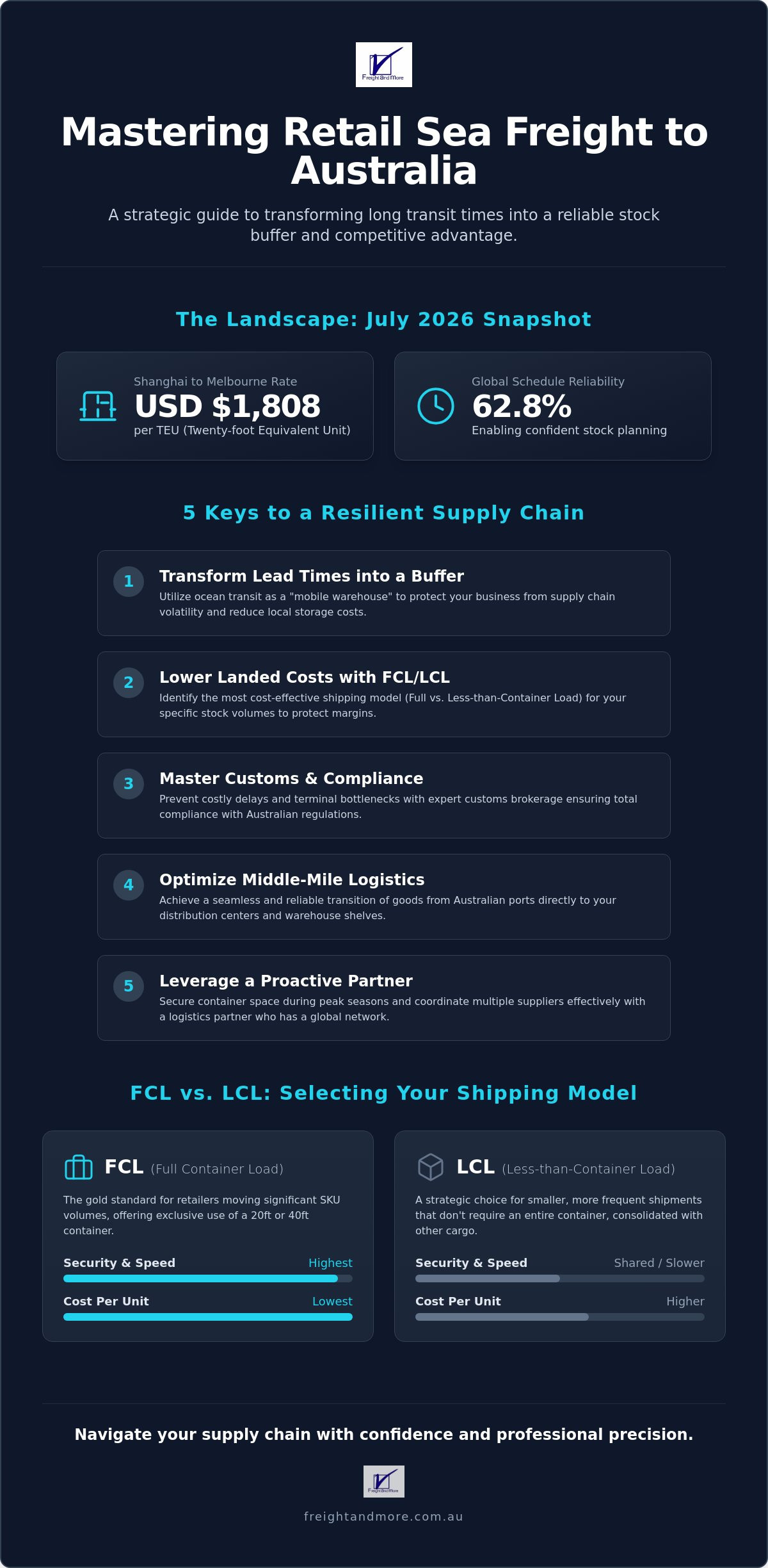 Managing Retail Inventory via Sea Freight in Australia