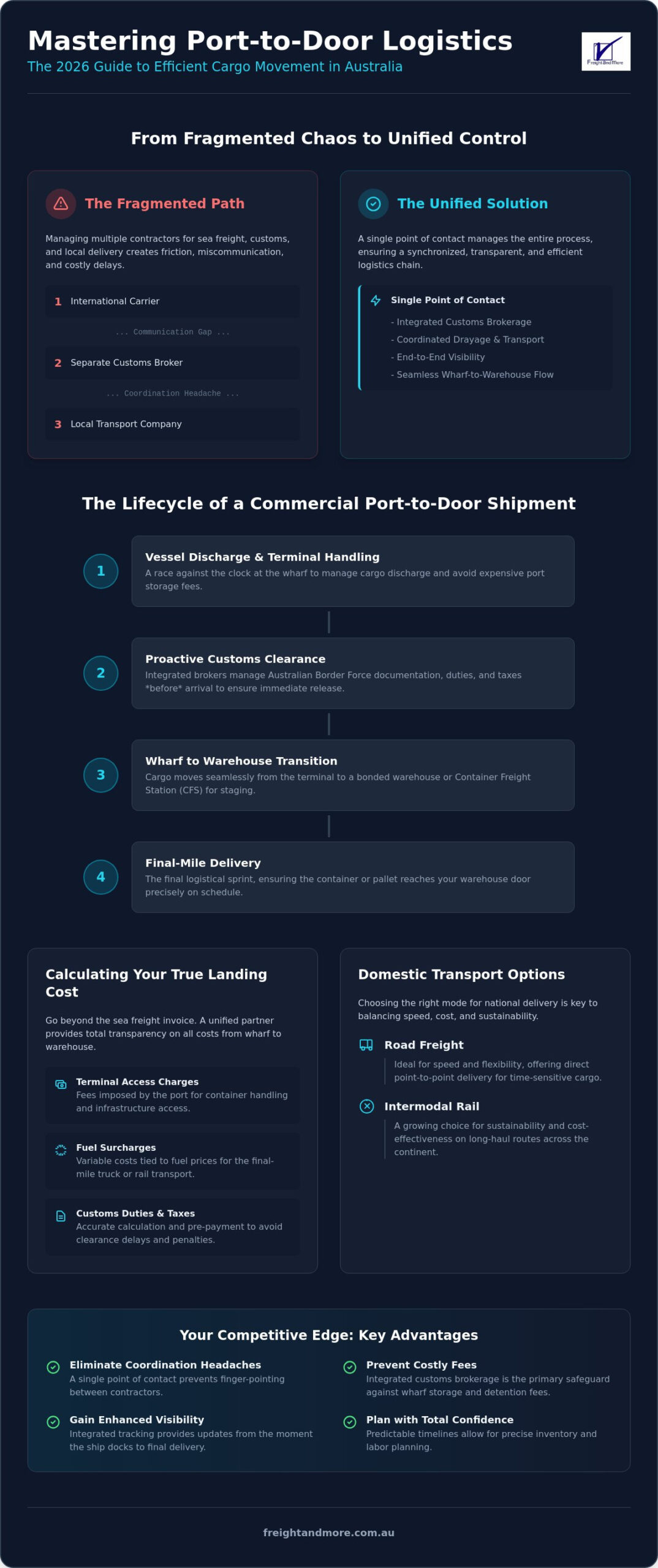 Port to Door Delivery Services: The Comprehensive 2026 Guide to Australian Logistics